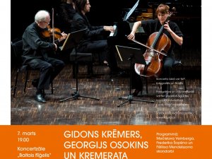 Koncertzālē „Baltais flīģelis” uzstāsies Krēmers, Osokins un „Kremerata Baltica”