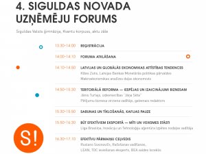 7. novembrī notiks ceturtais Siguldas novada Uzņēmēju forums