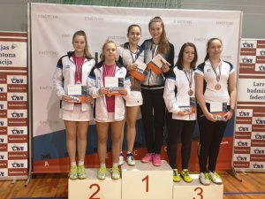 Siguldiešiem labi rezultāti Latvijas jaunatnes badmintona čempionātā