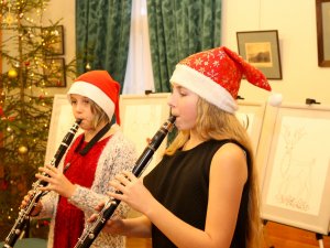 Mākslu skolas “Baltais flīģelis” Ziemassvētku ieskaņu koncerts Turaidā