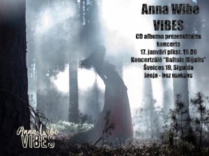 Komponistes Annas Vibes albuma “Vibes” prezentācija koncertzālē “Baltais flīģelis”
