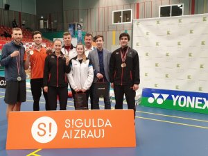 Novadniekiem uzvaras Latvijas badmintona čempionātā