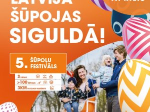 Gadskārtējā Siguldas Šūpoļu festivālā šogad būs pieejamas vairāk nekā 100 šūpoles