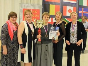 Siguldiete Sandra Harlinska iegūst bronzu pasaules čempionātā šahā