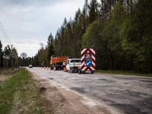 ​Posmā no Siguldas līdz Jūdažiem sākušies ceļa būvdarbi