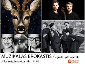 Jūlijā Siguldas pils kvartālā notiks tradicionālās Muzikālās brokastis