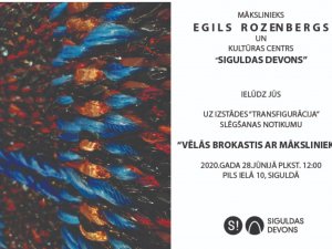 “Siguldas devonā” notiks tikšanās ar mākslinieku Egilu Rozenbergu