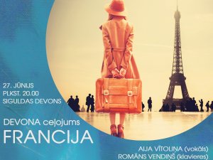 Notiks “Devona ceļojuma” koncerts uz romantisko Franciju