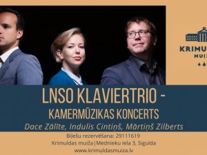 Notiks Latvijas Nacionālā simfoniskā orķestra klaviertrio koncerts