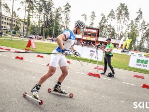 Notiks noslēdzošais posms Latvijas čempionātā rollerslēpošanā