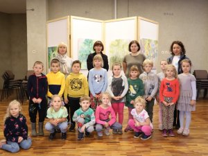 Allažu pirmsskolas bērni piedalās starpnovadu mākslas projektā