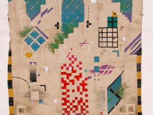 “Siguldas devonā” aplūkojami Viestura Bērziņa tekstila mākslas darbi