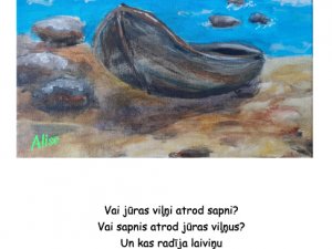Top Andra Marta jaunais dzejoļu krājums ar Alises Hanas gleznotajiem darbiem
