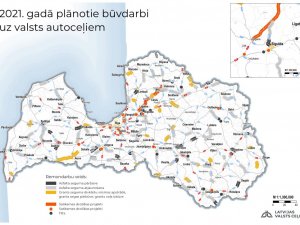 “Latvijas Valsts ceļi” šajā sezonā veiks būvdarbus uz vairākiem Siguldas un apkārtnes ceļiem