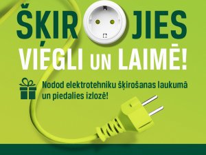 Līdz 31. maijam turpinās elektrotehnikas nodošana kampaņā “Viegla šķirošanās”