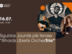 Piektdien Siguldas Jaunās pils terases pirmajā koncertā uzstāsies “Rihards Lībietis OrchesTrio”