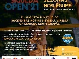 21. augustā tiks noslēgta “Sigulda Open’21” sacensību sezona