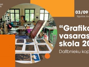 Siguldas Jaunajā pilī 3. septembrī atklās izstādi “Grafikas vasaras skola 2021”