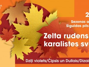 Siguldas pils kvartālā 25. septembrī notiks Zelta rudens karalistes svētki