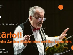 Andris Muižnieks noslēdz 75. jubilejas gadu ar koncertu “Siguldas devonā”