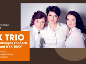 Atcelts “NYX TRIO” 10 gadu jubilejas koncerts koncertzālē “Baltais flīģelis”