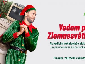 Janvārī aicina nodot pārstrādei svētku eglītes un veco elektroniku