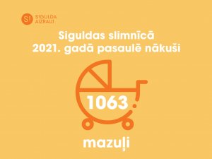2021. gadā Siguldas slimnīcā piedzimuši 1063 mazuļi