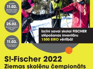 28. janvārī notiks “S!-Fischer 2022 Ziemas skolēnu čempionāta” 1. posms