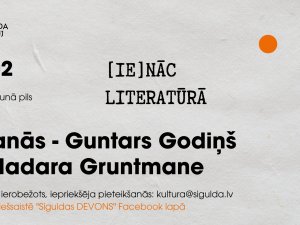 Februārī “[Ie]nāc literatūrā” kopā ar Guntaru Godiņu un Madaru Gruntmani