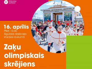 Ar tradicionālo Zaķu olimpisko skrējienu atklās Šūpoļu festivālu Siguldā