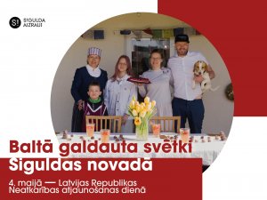 Latvijas Republikas neatkarības atjaunošanas diena jeb Baltā galdauta svētki tiks atzīmēti visā novadā