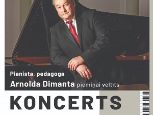 Koncertzālē “Baltais flīģelis” izskanēs Arnolda Dimanta piemiņas koncerts