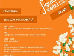 28. maijā Siguldas pils kvartāls aicina ģimenes ar bērniem piedalīties aktivitātēs