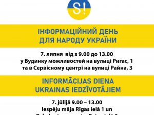 Ukrainas iedzīvotāju atbalsta informācijas centrs nākamnedēļ darbosies Rīgas ielā 1 un Raiņa ielā 3