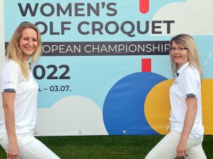 Veiksmīgi aizvadīts 1. Eiropas čempionāts golfa kroketā sievietēm