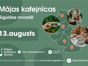 13. augustā apmeklētājus gaidīs Siguldas novada “Mājas kafejnīcas”