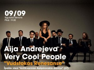Aija Andrejeva un “Very Cool People” ar īpašu koncertprogrammu atklās  “Siguldas devona” 5. sezonu