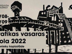 Atklās izstādi “Grafikas vasaras skola 2022” Siguldas Jaunajā pilī