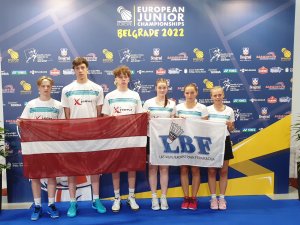Novada badmintonisti startē Eiropas junioru čempionātā