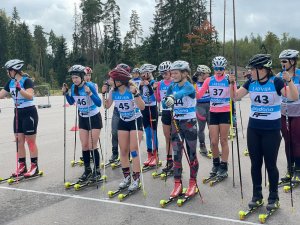 Siguldas distanču slēpotājiem medaļas Latvijas čempionātā rollerslēpošanā