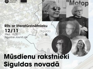“Rīts ar literatūrzinātnieku” gadu noslēdz ar mūsdienu autoru lasījumiem Siguldā