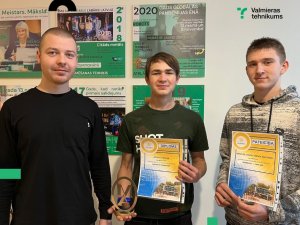 Siguldas pilsētas vidusskolas absolvents triumfē konkursā “Mašīnbūves tehniķis”