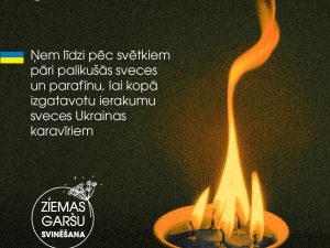 Sestdien gardēžu festivālā būs iespēja izgatavot sveces Ukrainas aizstāvjiem