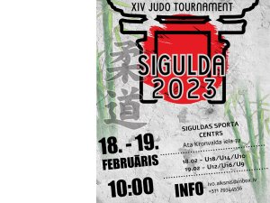 Brīvdienās Siguldā jau 14. reizi norisināsies džudo turnīrs