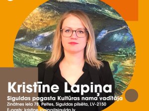 Siguldas pagasta Kultūras nama vadītājas amatā stājusies Kristīne Lapiņa