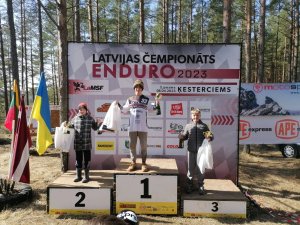Novada motobraucējiem panākumi Latvijas kausa 2. posmā