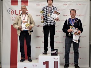 Siguldas novada pārstāvis izcīna godalgu Latvijas čempionātā dambretē