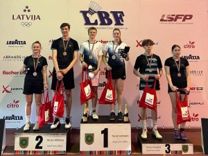 Siguldas badmintona kluba biedri izcīna Latvijas čempiona titulus 