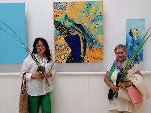  Siguldas novada mākslinieki tiekas Vidzemes mākslinieku izstādē 