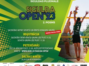 Jau 1. jūlijā norisināsies “Sigulda Open’23” 2. posms
